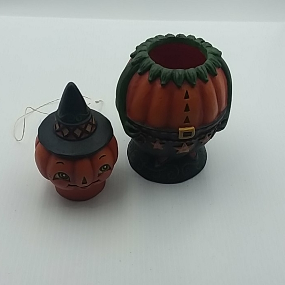 Johanna Parker Halloween Pumpkin Pete Spooks Jar - Bethany Lowe Designs - Picture 7 of 8